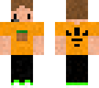 orange minecraft adidas boy