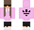 pink hoodie