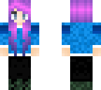purple hair girl