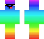 rainbow derp with glasses