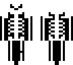 spooky scary skeleton