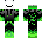 green panda with derp mask