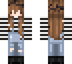 kawaii overalls girl