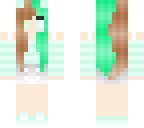 mint half and half girl