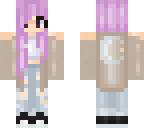 purple hair tumblr edit