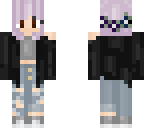 short hair purple hair edit