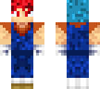 vegito god hair and sayian blue hair