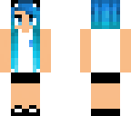 cat gamer girl young school gym outfit