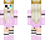 cute pink skull girl