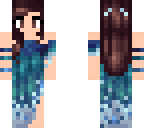 girl in peacock dress
