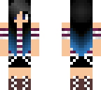 black and blue hair