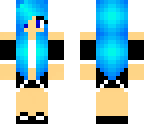 blue hair girl