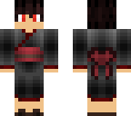 edited red  kimono