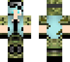 katelyn in military uniform hair down