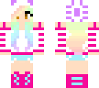 rainbow fox girl