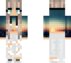 sunset hoodie girl