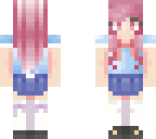 backwards girl