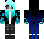blue demon girl