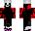 dying inky sans with red jacket
