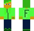 green hoodie