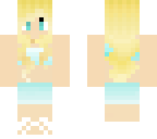 summer blonde sea blue