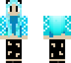 blue panda girl