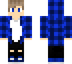 boy in plaid