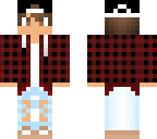 brown hair boy with flannel eyes