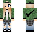 camo nike girl