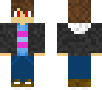 frisk with red eyes