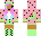 me in a watermelon outfit
