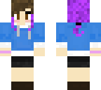 purple haired girl
