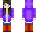 purple raincoat