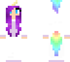 unicorn cutome whit purple hair
