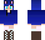 amber blue hair
