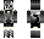 black skeleton girl