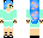 blue girl