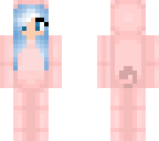 blue haired pig girl