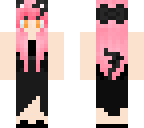 kawaiichan in black dress