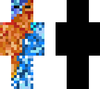 lava and water