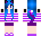me with blue hair