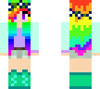 rainbow girl