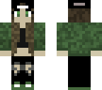 tom girl wearing camouflage jumper
