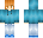 blue hoodie girl