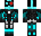 blue team mech with helmet