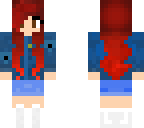 casual red hair girl
