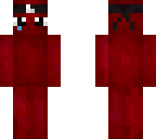 dark red ninja crying