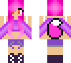 pink and purple werewolf