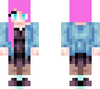 pink haired girl