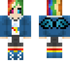 rainbow dash human sans